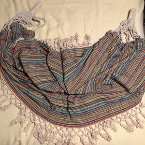 Anthropologie Other - Anthropologie striped hammock with fringe and bag Anthropologie Other - Anthropologie striped hammock with fringe and bag